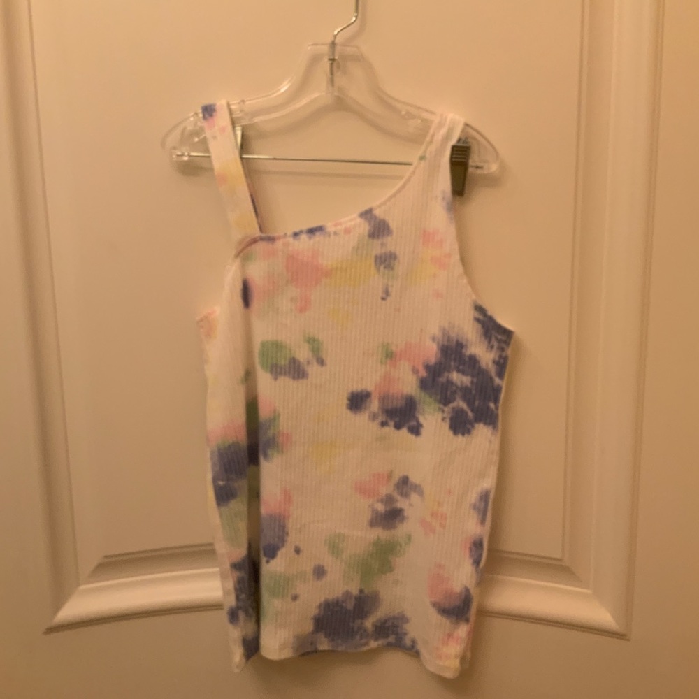 Women's Multicolor Tie-Dye Tank Top